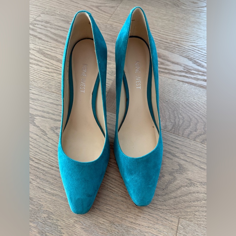 Nine West Turquoise Heels